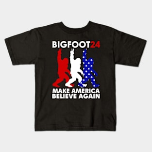 Funny Bigfoot 2024 Kids T-Shirt